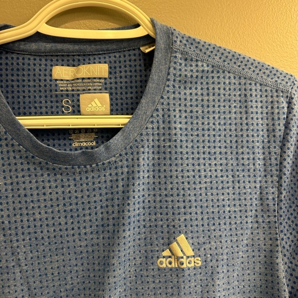 Adidas Blue Short Sleeve Tee - Picture 2 of 4